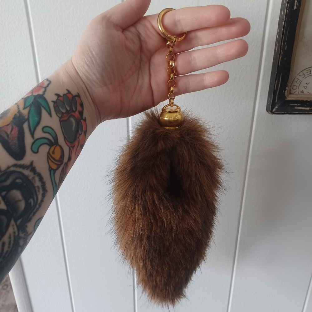 Large Fuzzy Bag Charm - Picture 2 of 6
